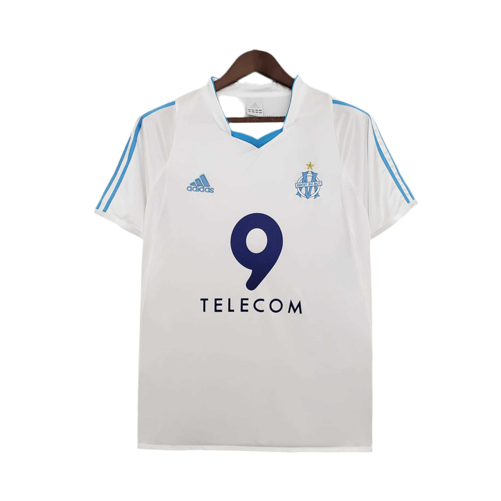 Camisa Marseille Retrô 2002/2003 Branca -