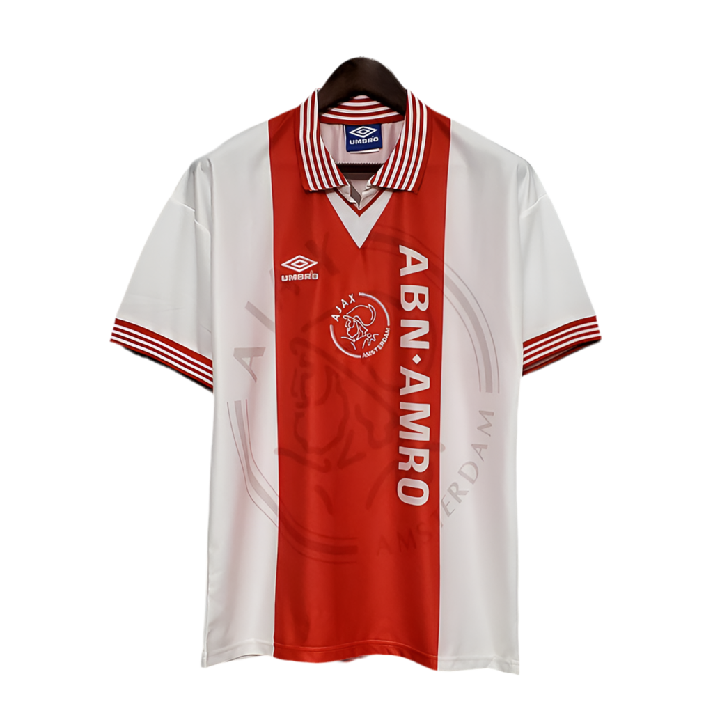 Camisa Ajax Retrô 1995/1996 - Vermelha e Branca