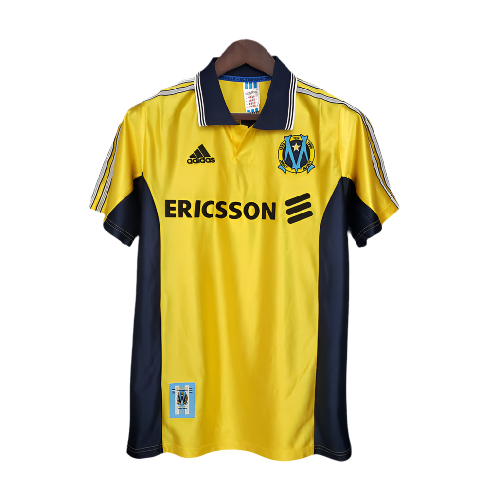 Camisa Marseille Retrô 1998/1999 Amarela -
