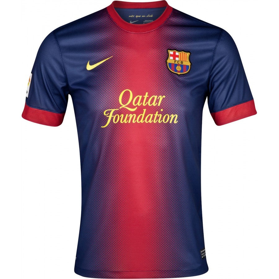 Camisa Barcelona Retrô 2012/2013 - Azul e Grená
