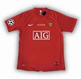Camisa Manchester United  Retrô 2007/08 Champions League Edition - Vermelha