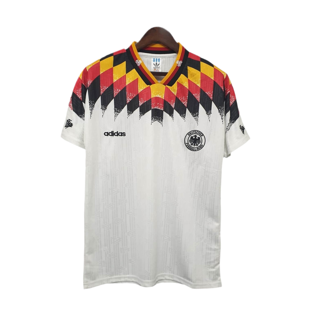 Camisa Seleção Alemanha Retrô 1994 Branca -